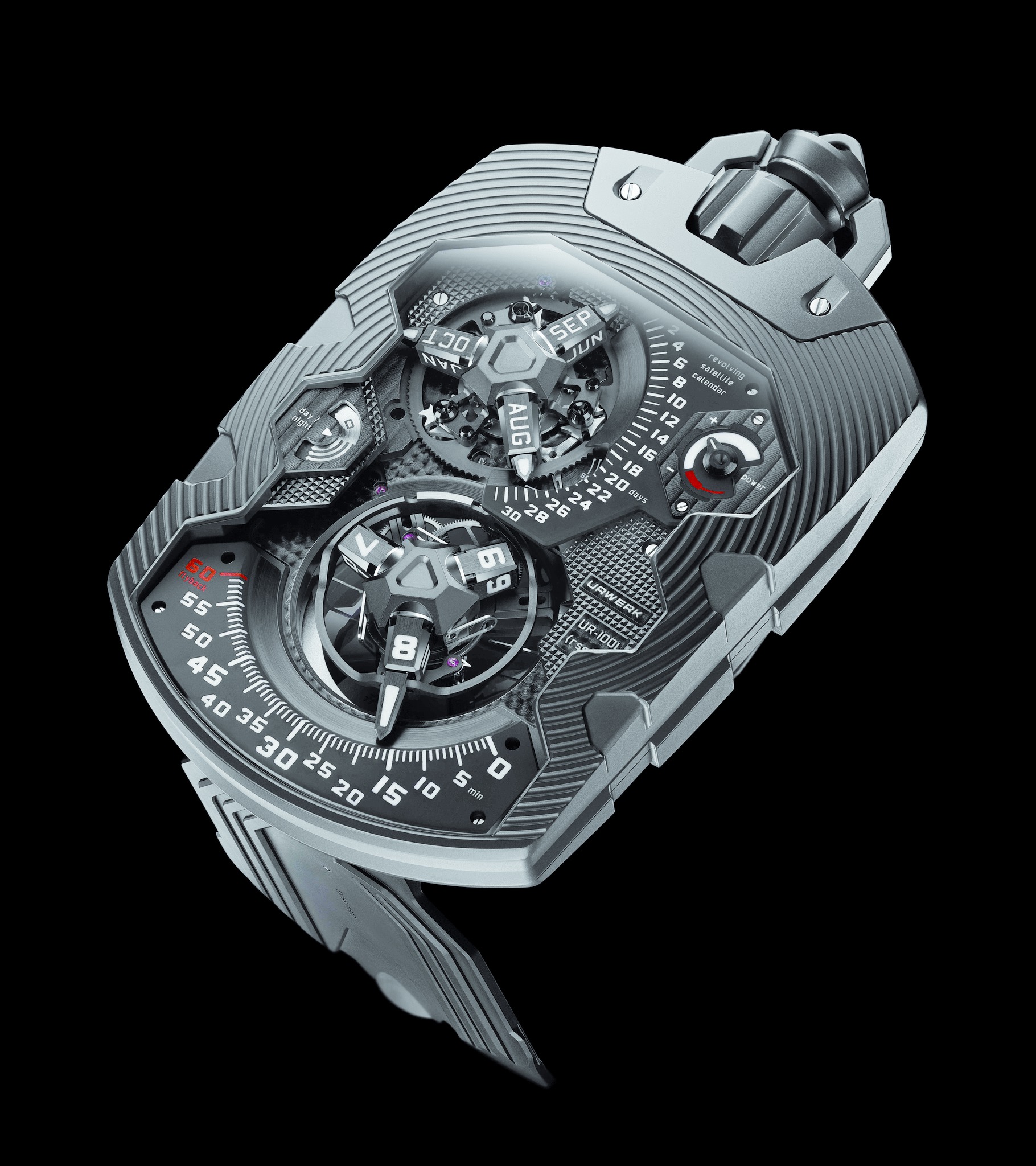 Replica Urwerk UR-1001 Zeit Device AlTiN-Coated Steel Watch